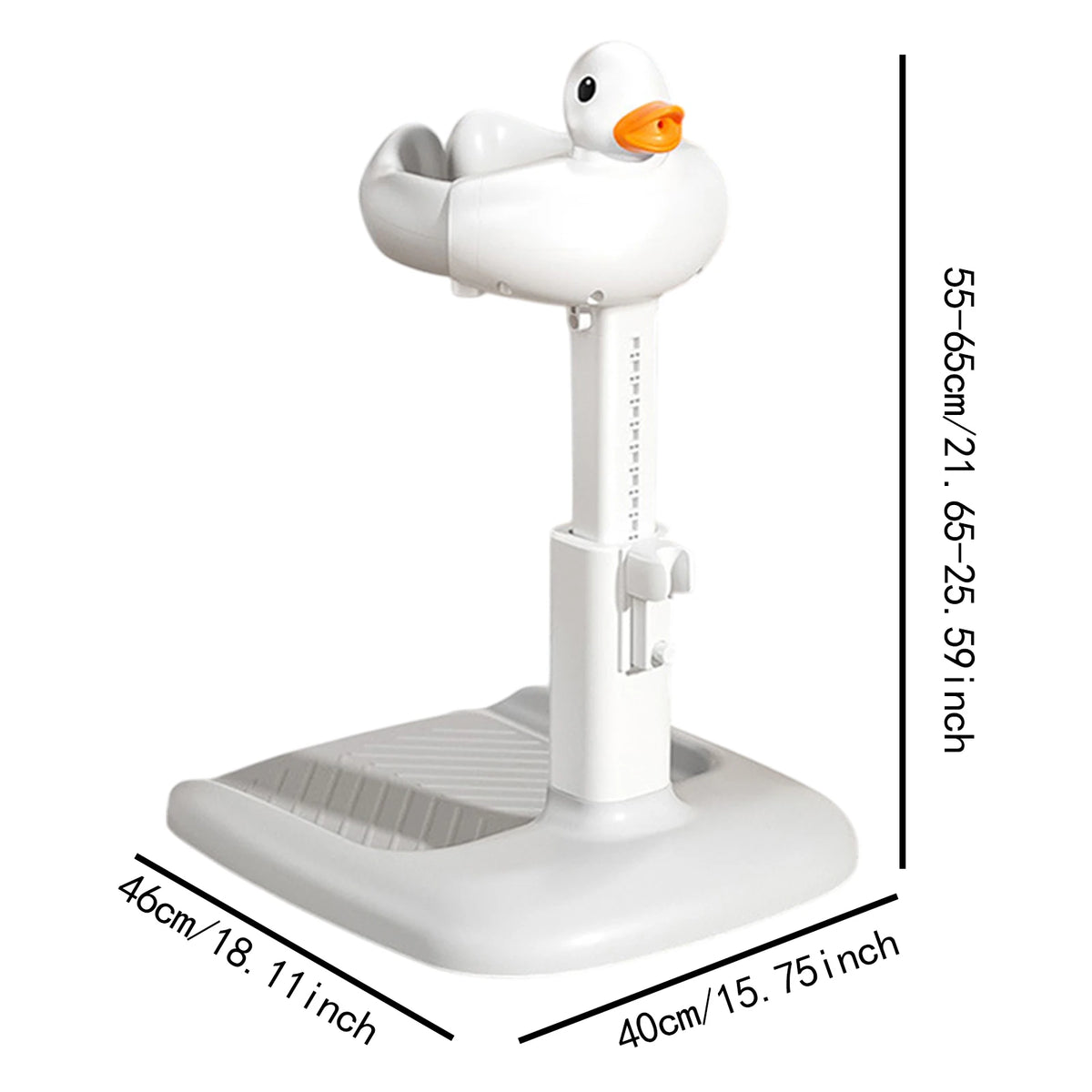Baby Bath Stand with Adjustable Shower Tower – Anti-Slip, 0–36 Months