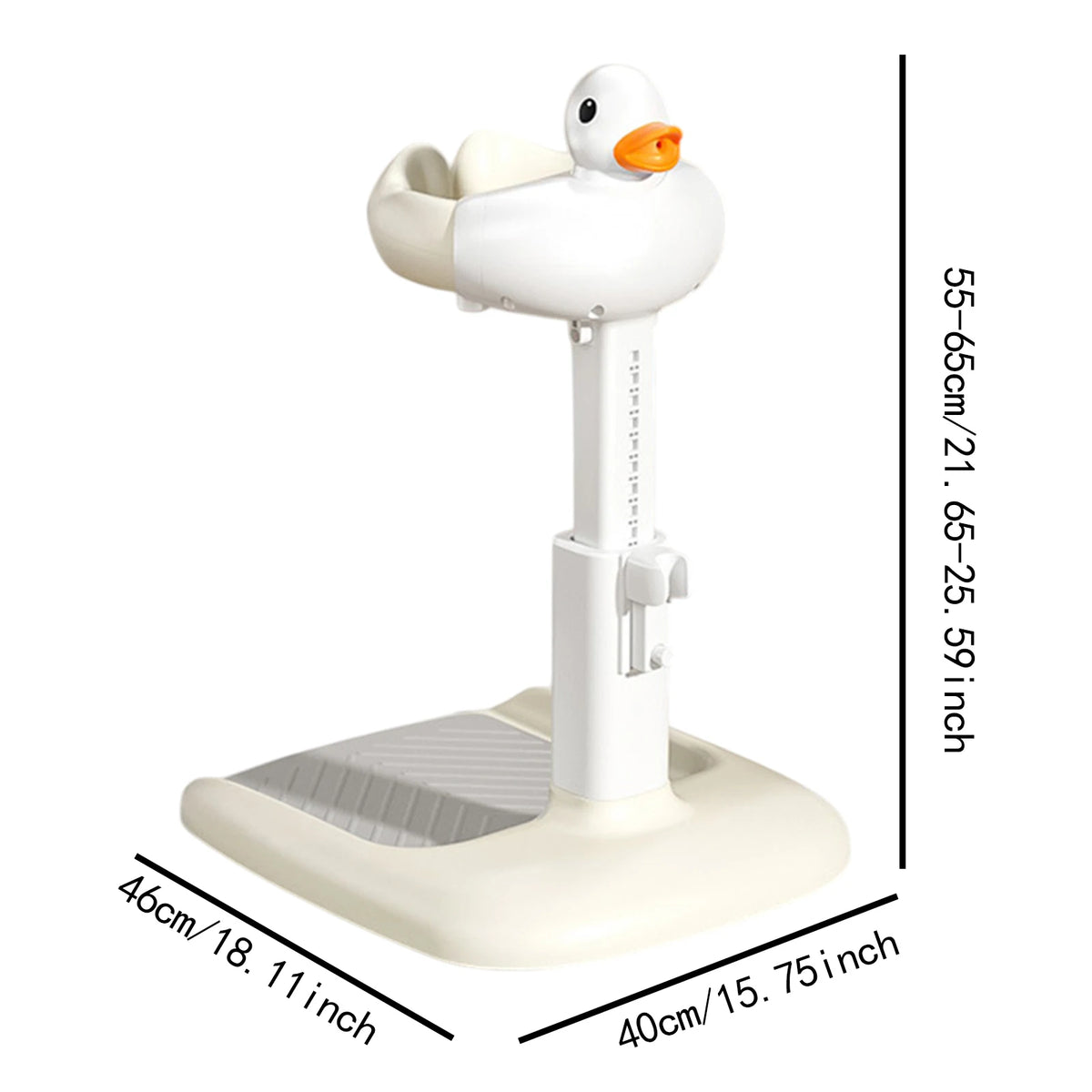 Baby Bath Stand with Adjustable Shower Tower – Anti-Slip, 0–36 Months