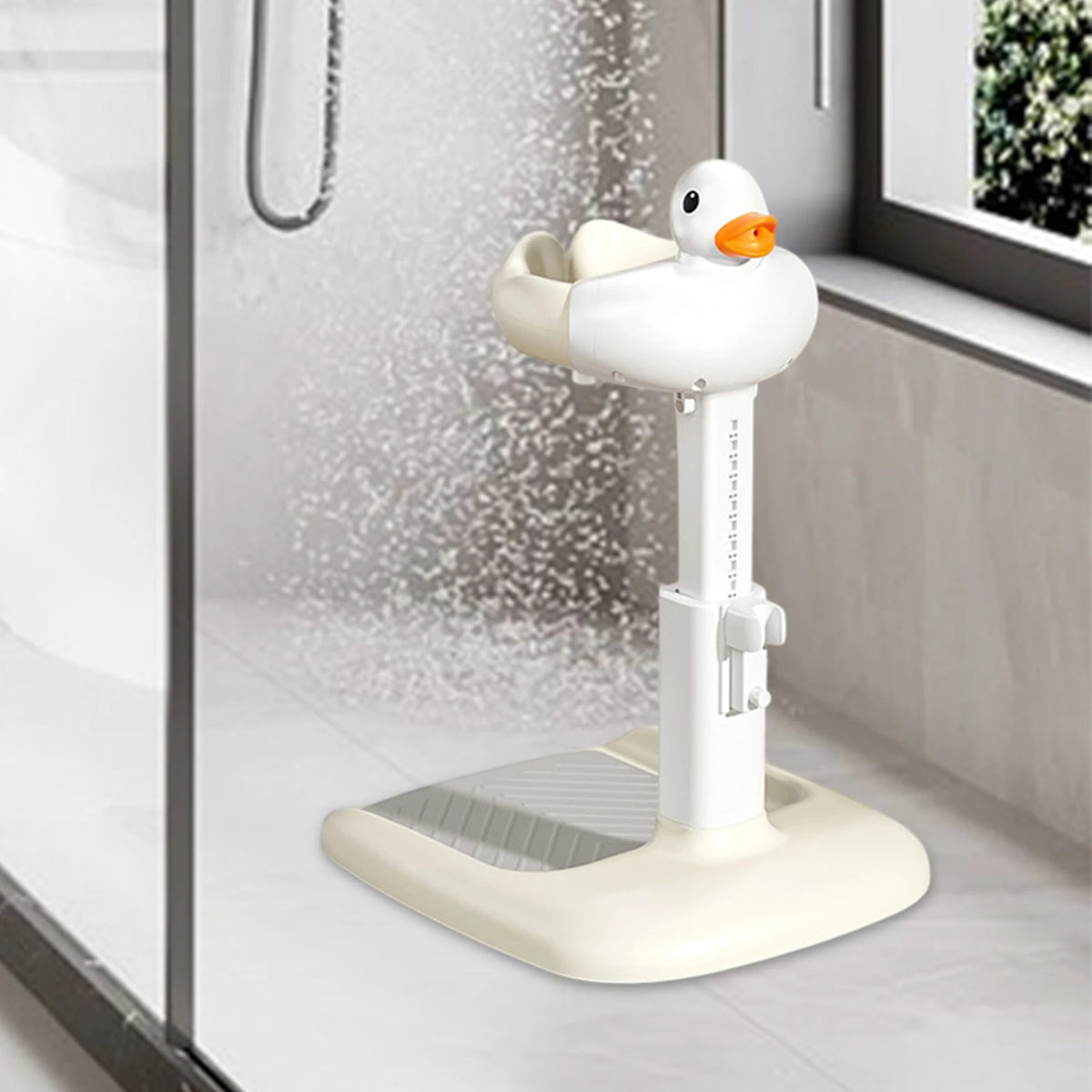 Baby Bath Stand with Adjustable Shower Tower – Anti-Slip, 0–36 Months