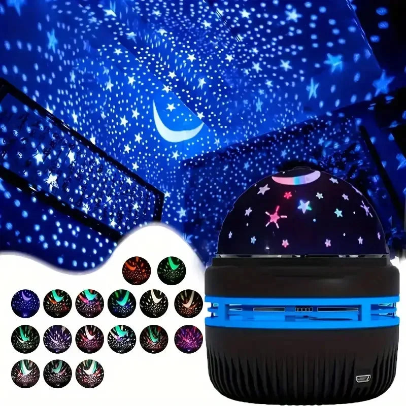 LED Star Projector Night Light