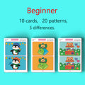 Spot the Difference – Reusable Educational Game Cards