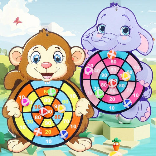 Animal Sticky Ball Target Game – Indoor Sports Toy
