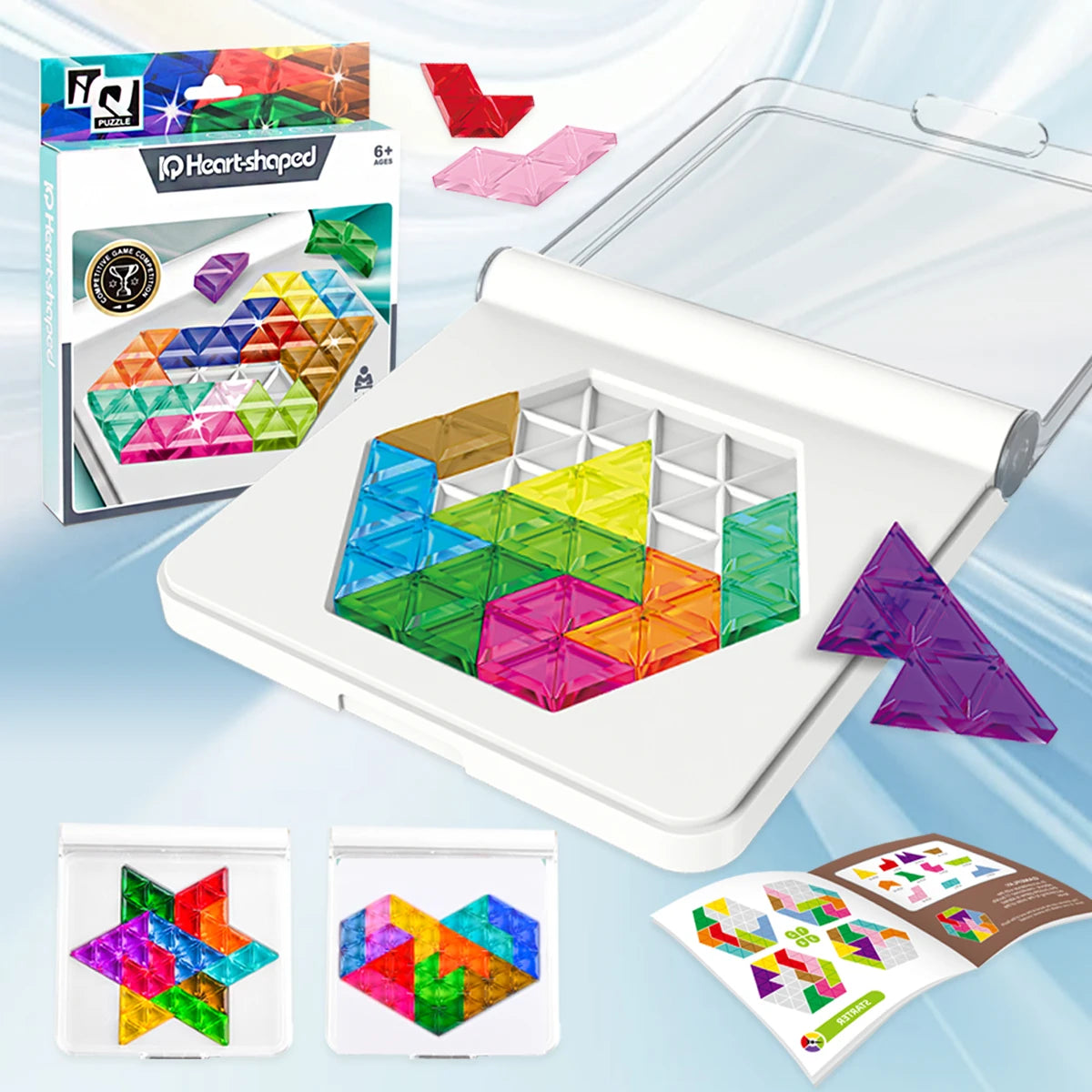 Logic Puzzle Board Game – Shapes & Colors for Kids