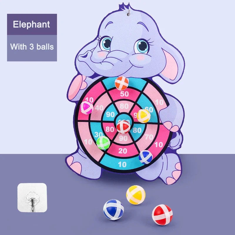 Animal Sticky Ball Target Game – Indoor Sports Toy