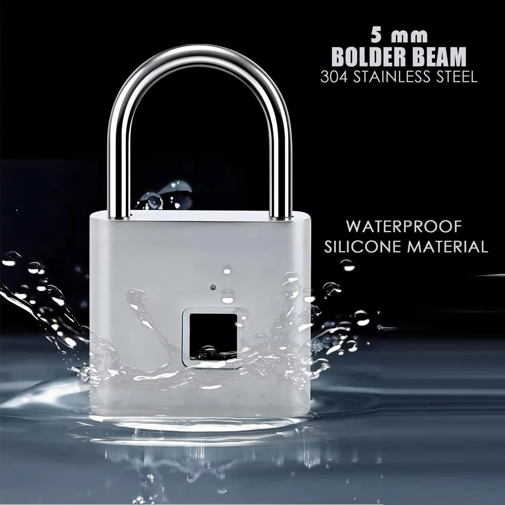 CDOK P2 Fingerprint Padlock – Biometric, Waterproof & Rechargeable