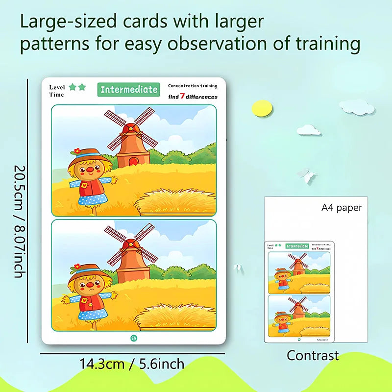 Spot the Difference – Reusable Educational Game Cards