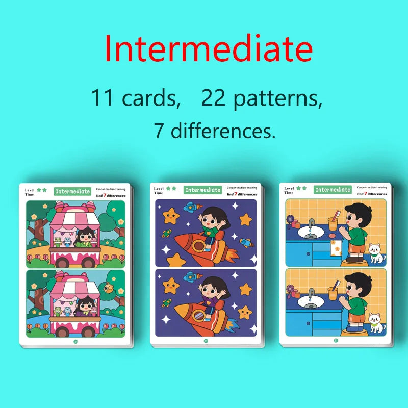 Spot the Difference – Reusable Educational Game Cards