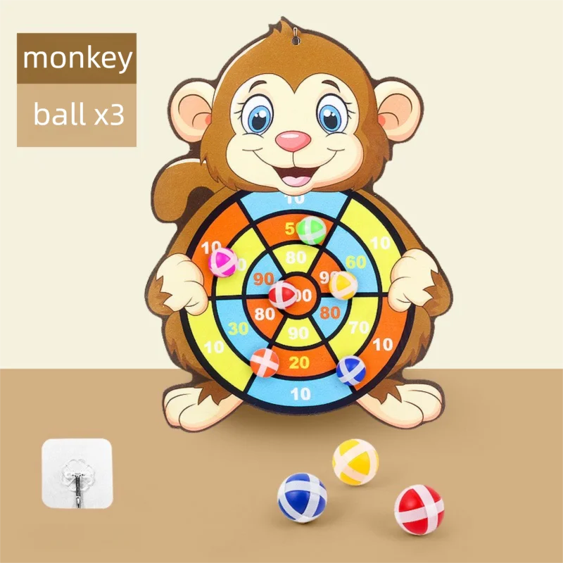 Animal Sticky Ball Target Game – Indoor Sports Toy