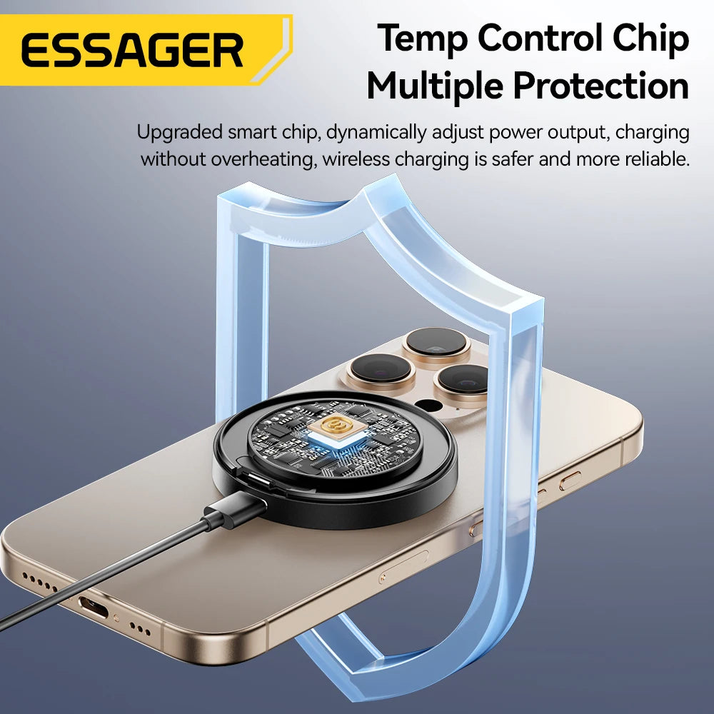 Essager 15W Magnetic Wireless Charger & Phone Holder