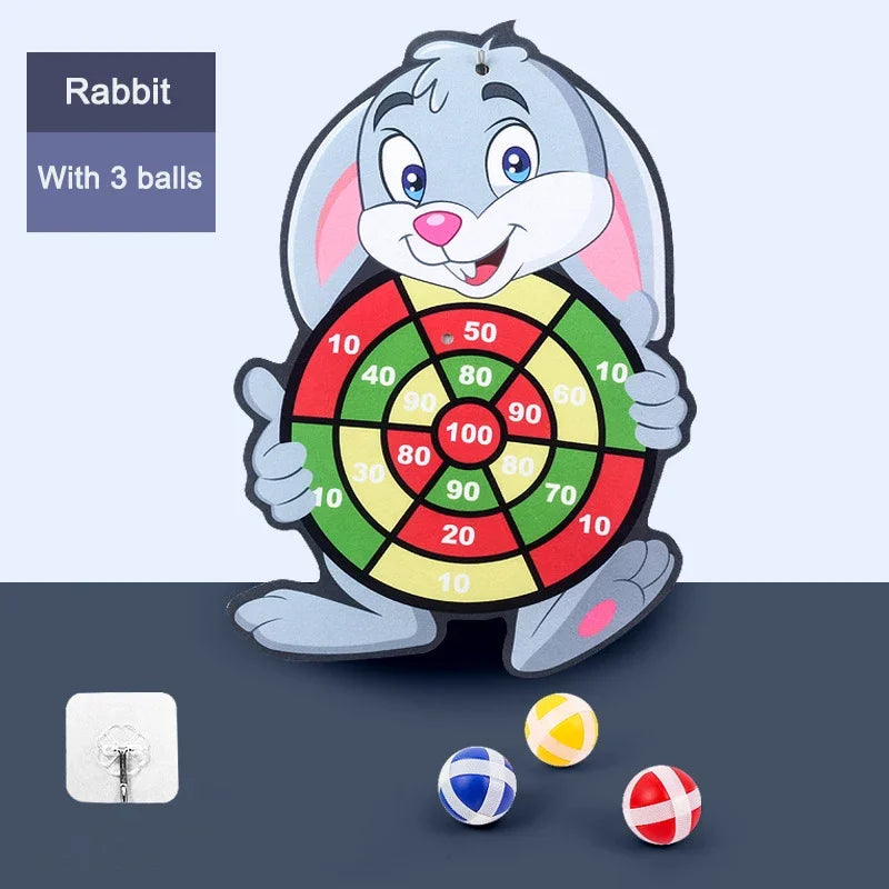 Animal Sticky Ball Target Game – Indoor Sports Toy