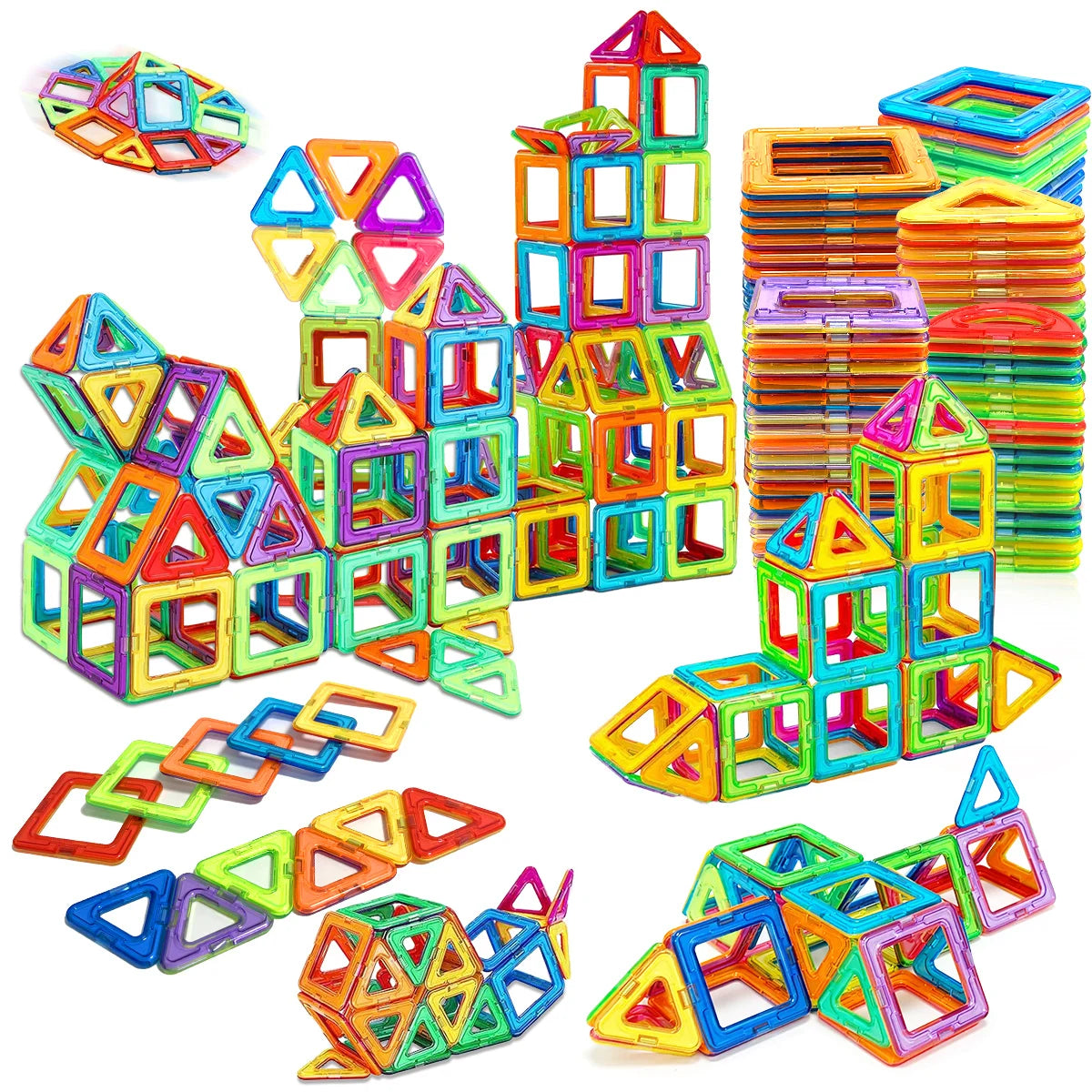 Magnetic Building Blocks – STEM Construction Toy Set