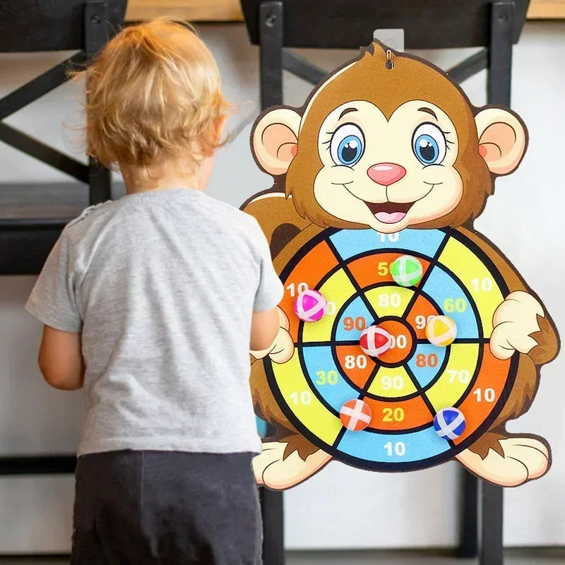 Sticky Ball Dart Board – Montessori Indoor Sports Toy