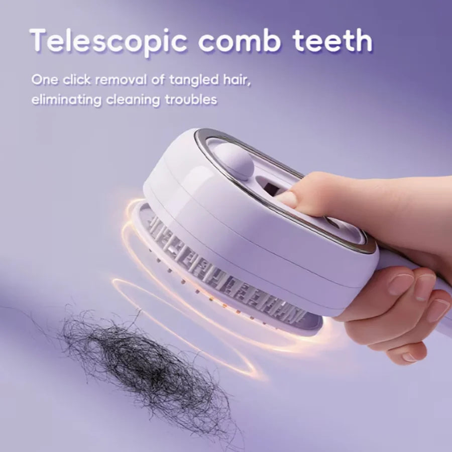 Ionic Steam Hair Brush – Anti-Frizz Detangling & Smoothing Tool