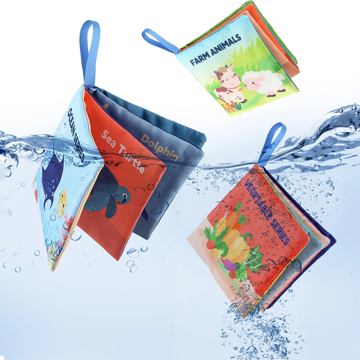 Montessori 3D Touch & Feel Sensory Cloth Book for Babies