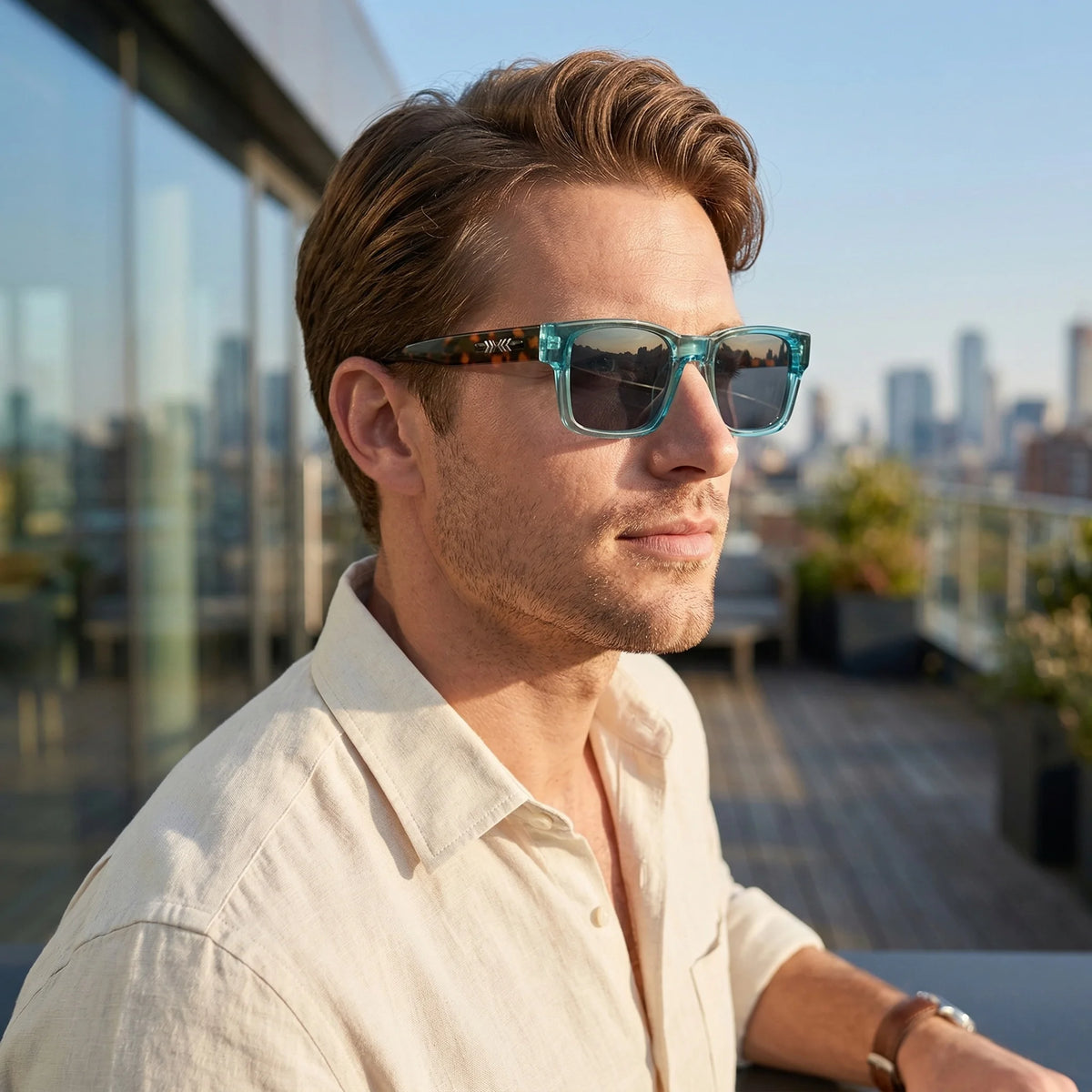 Luxury Square Sunglasses – Unisex UV400 Protection