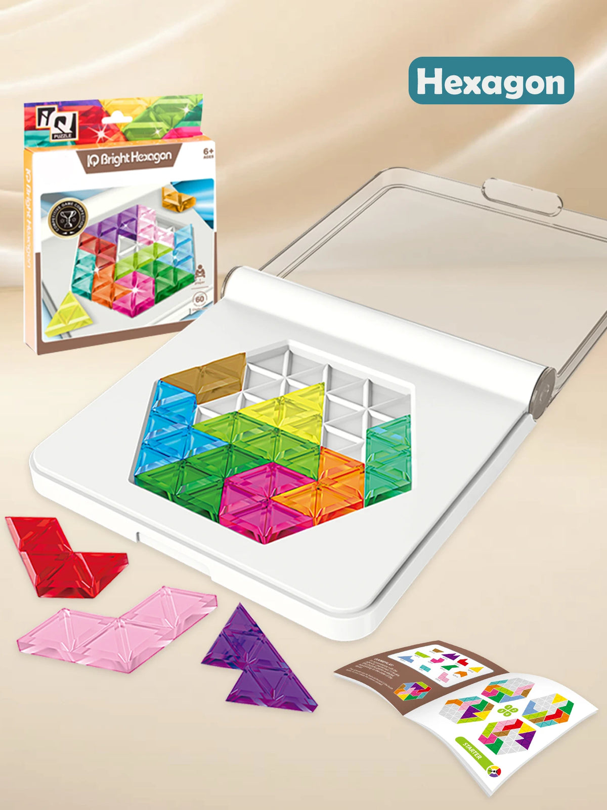 Logic Puzzle Board Game – Shapes & Colors for Kids