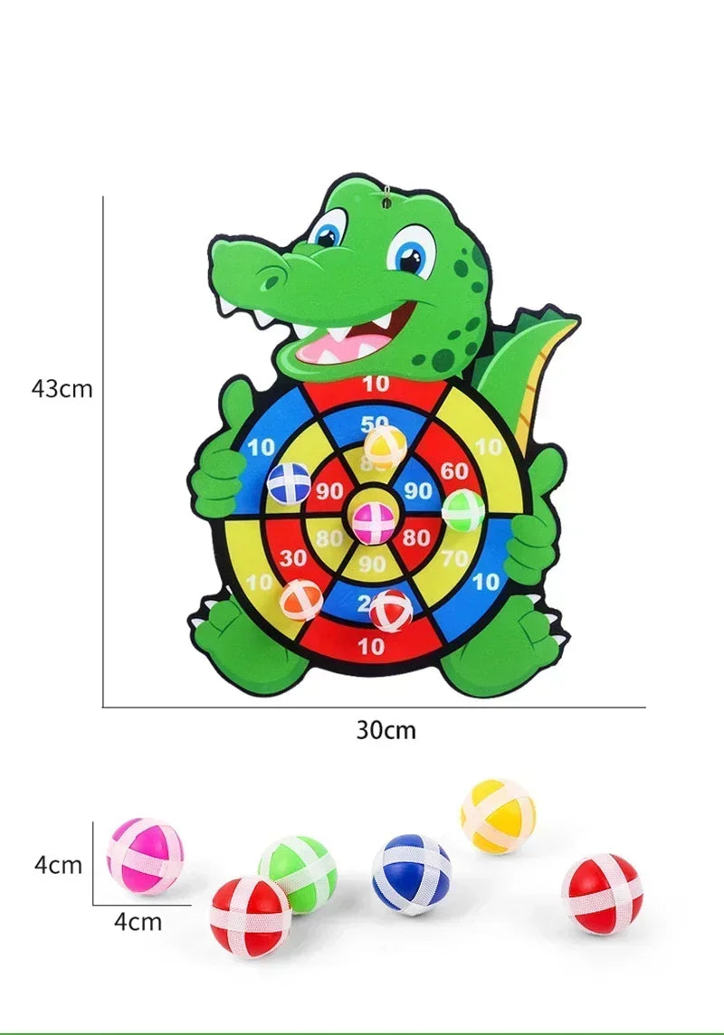 Sticky Ball Dart Board – Montessori Indoor Sports Toy