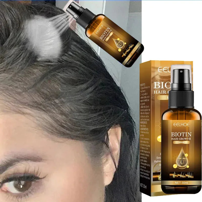 Biotin Hair Growth Spray – Anti-Loss Scalp Treatment for Men & Women