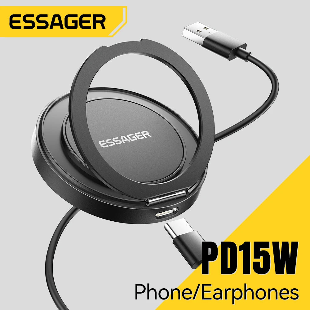 Essager 15W Magnetic Wireless Charger & Phone Holder