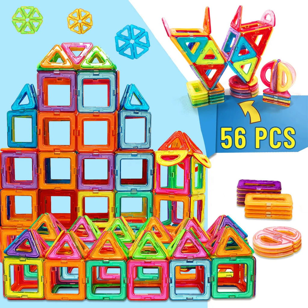 Magnetic Building Blocks – STEM Construction Toy Set