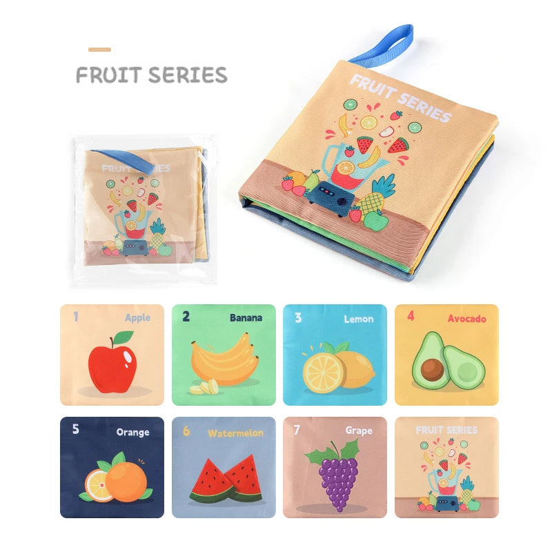 Montessori 3D Touch & Feel Sensory Cloth Book for Babies