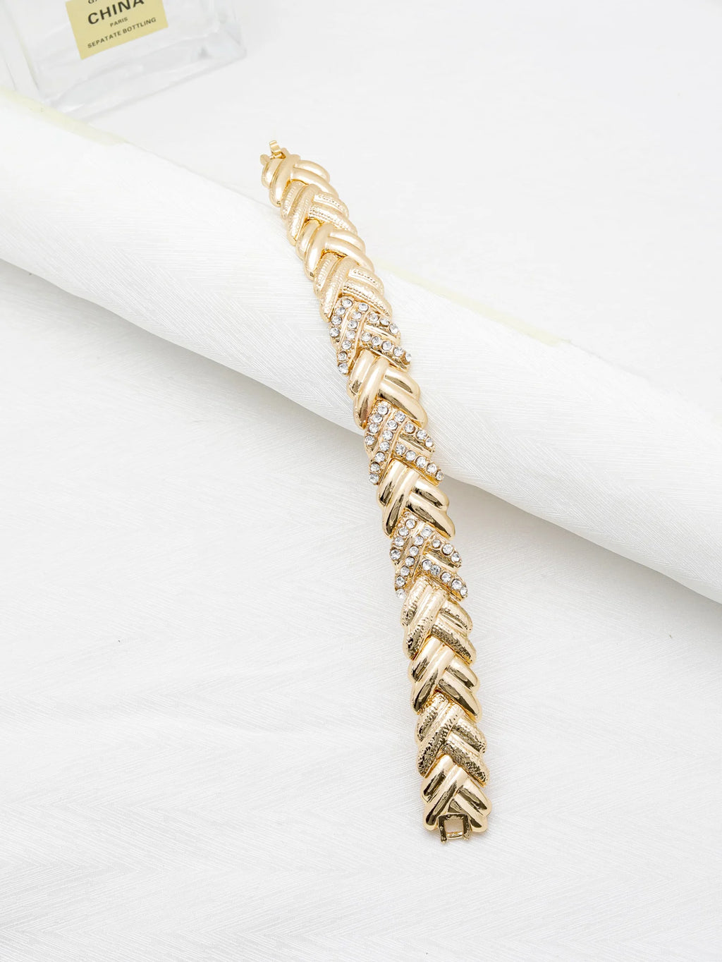 Dubai 18K Gold Plated Jewelry Set – Necklace, Earrings, Bracelet & Ring