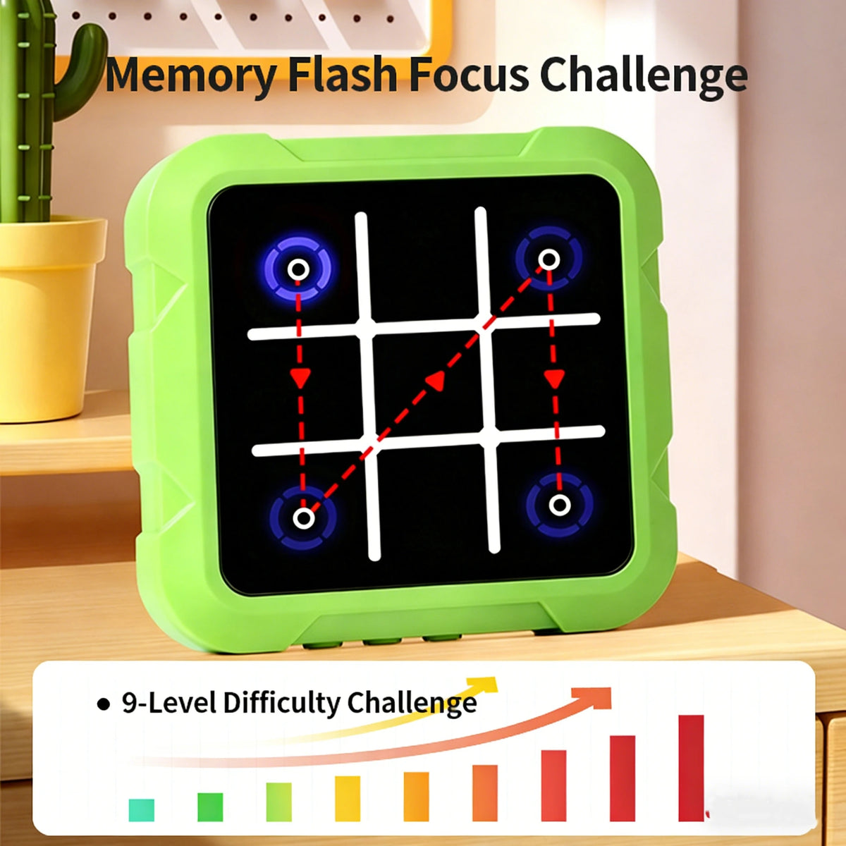 Electronic Tic-Tac-Toe Strategy Game for Kids