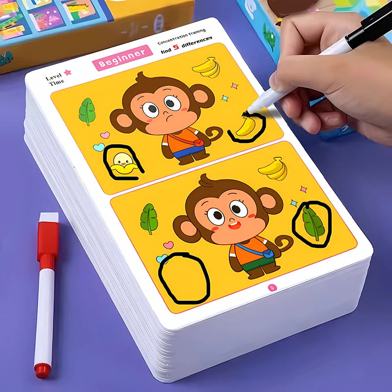 Spot the Difference – Reusable Educational Game Cards