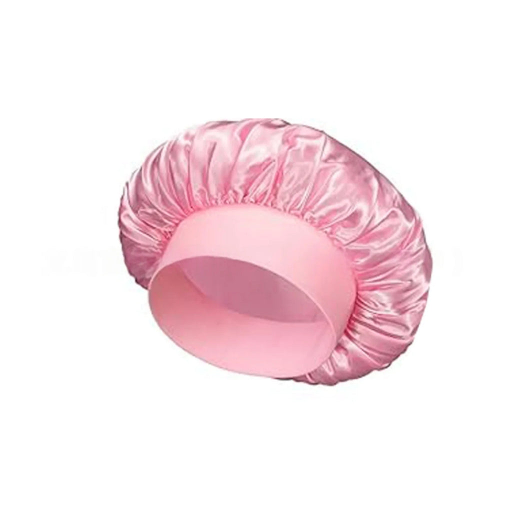Satin Hair Bonnet – Wide-Band Sleep Cap for Women