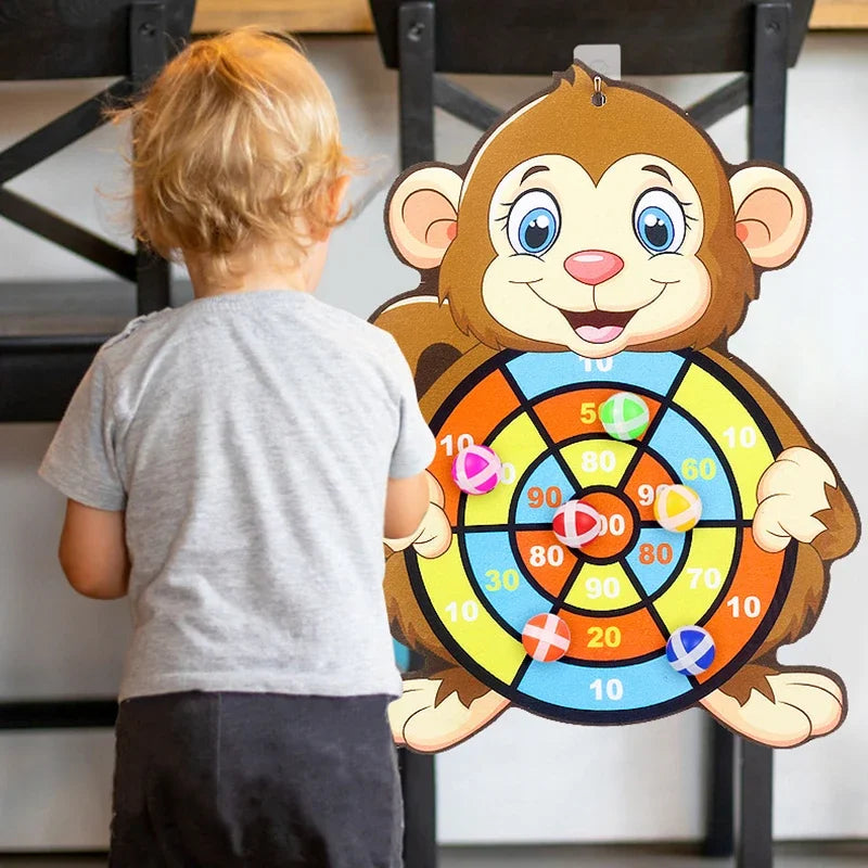 Animal Sticky Ball Target Game – Indoor Sports Toy