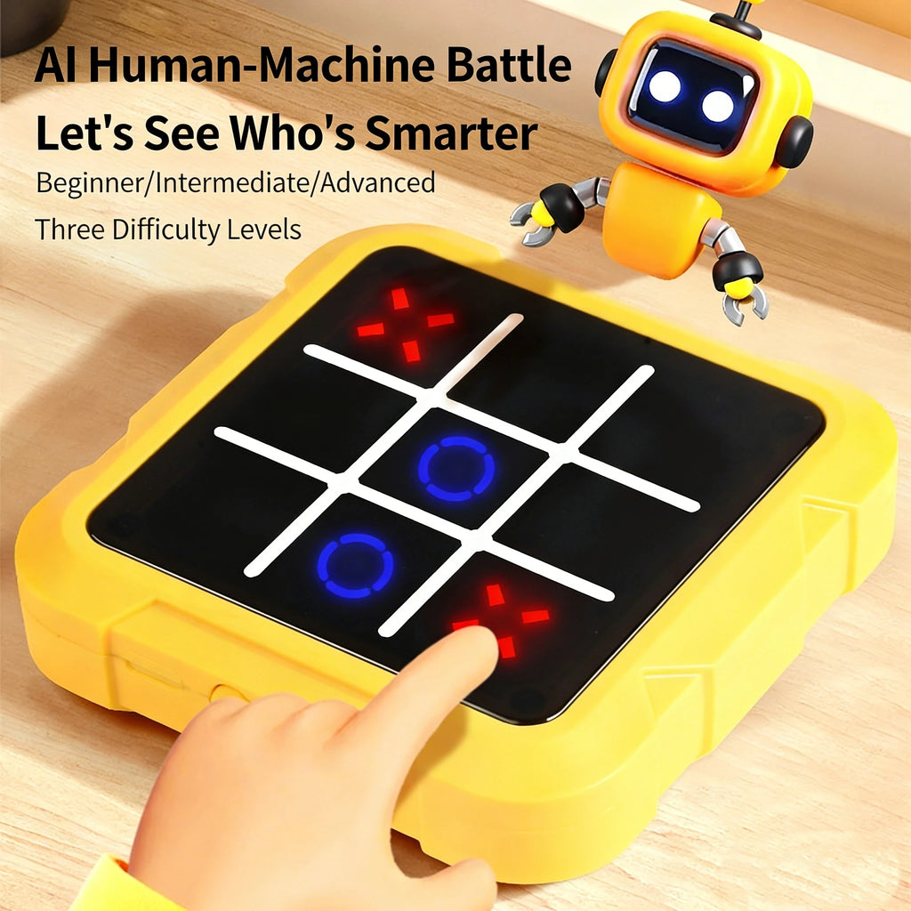 Electronic Tic-Tac-Toe Strategy Game for Kids