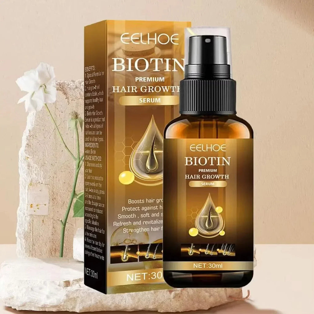 Biotin Hair Growth Spray – Anti-Loss Scalp Treatment for Men & Women