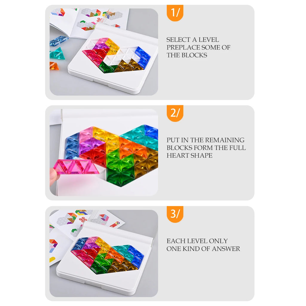 Logic Puzzle Board Game – Shapes & Colors for Kids