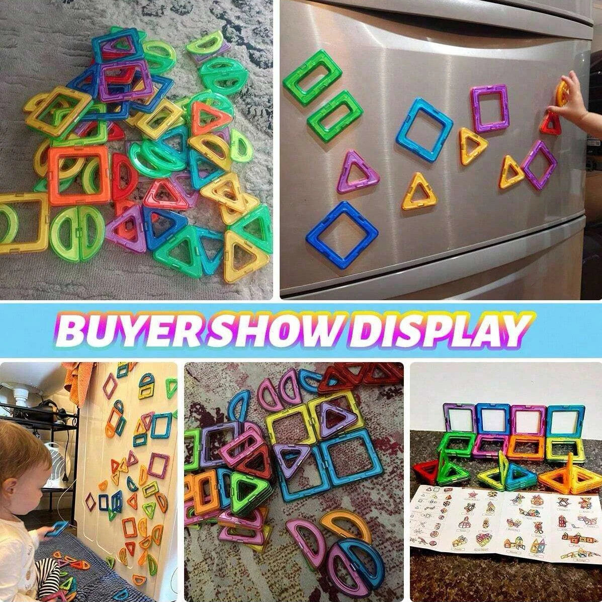 Magnetic Building Blocks – STEM Construction Toy Set
