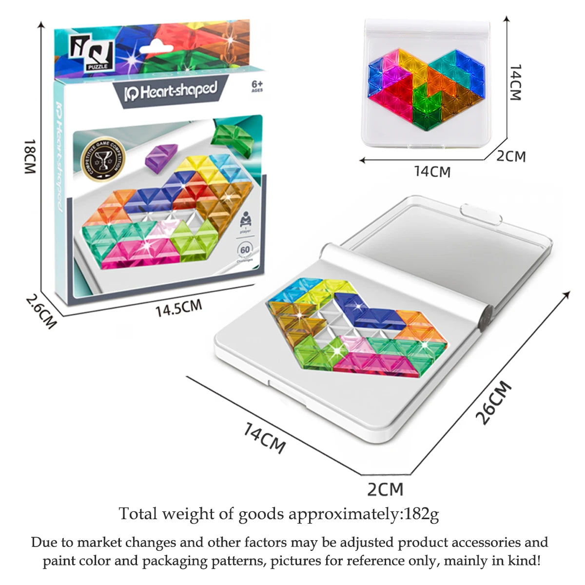 Logic Puzzle Board Game – Shapes & Colors for Kids