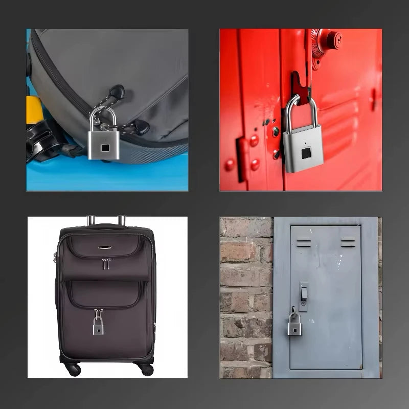 CDOK P2 Fingerprint Padlock – Biometric, Waterproof & Rechargeable